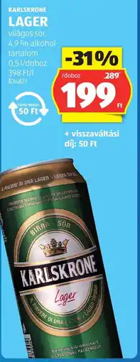 ALDI Karlskrone lager ajánlat