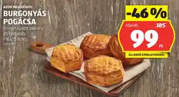 ALDI Azon Melegében Burgonyás pogácsa ajánlat