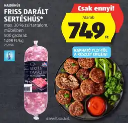 ALDI Hajdúhús Friss darált sertéshús ajánlat