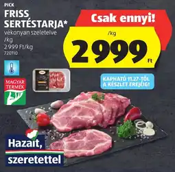 ALDI Pick Friss sertéstarja ajánlat