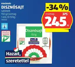 ALDI Kokárdás disznósajt ajánlat