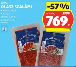 ALDI Cucina Olasz szalámi ajánlat