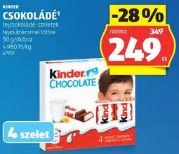 ALDI Kinder csokoládé ajánlat