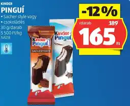 ALDI Kinder Pinguí ajánlat