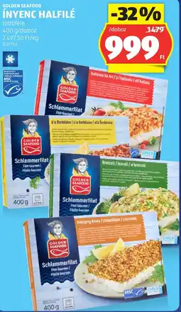 ALDI Golden Seafood ínyenc halfilé ajánlat