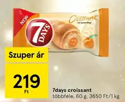 Tesco 7days croissant ajánlat