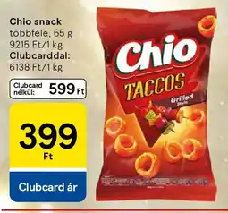 Tesco Chio snack ajánlat
