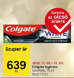 Tesco Colgate fogkrém ajánlat