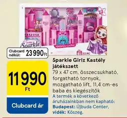 Tesco Sparkle Girlz Kastély játékszett ajánlat