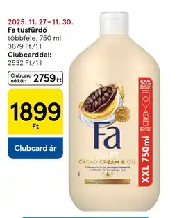 Tesco Fa tusfürdő ajánlat