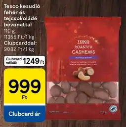Tesco Tesco kesudió fehér és tejcsokoládé bevonattal ajánlat
