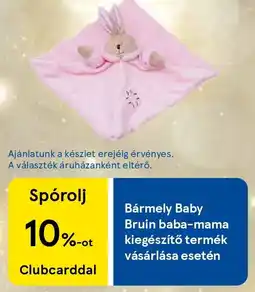 Tesco Bármely Baby Bruin baba-mama kiegészítő termék vásárlása esetén ajánlat