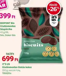 Herbaház IT'S US Gluténmentes Omlós keksz ajánlat