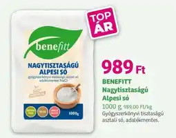 Herbaház BENEFITT Nagytisztaságú Alpesi só ajánlat