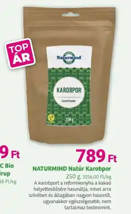 Herbaház NATURMIND Natúr Karobpor ajánlat