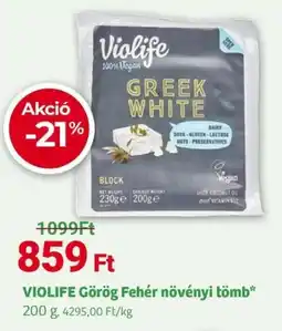 Herbaház VIOLIFE Görög Fehér növényi tömb ajánlat