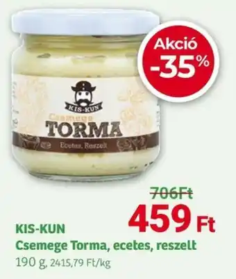 Herbaház KIS-KUN Csemege Torma, ecetes, reszelt ajánlat