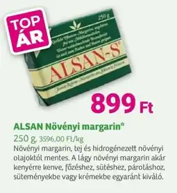 Herbaház ALSAN Növényi margarin ajánlat