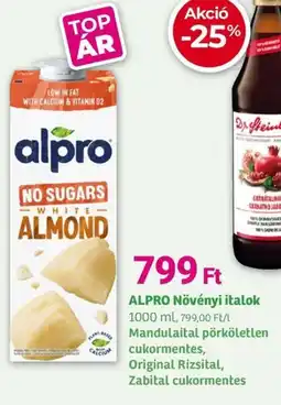Herbaház ALPRO Növényi italok ajánlat
