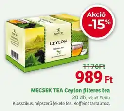 Herbaház MECSEK TEA Ceylon filteres tea ajánlat