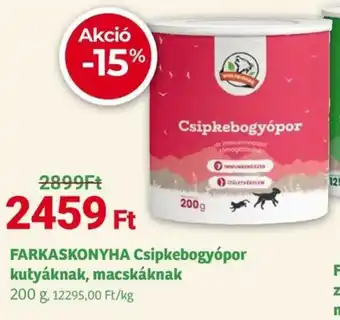 Herbaház FARKASKONYHA Csipkebogyópor kutyáknak, macskáknak ajánlat