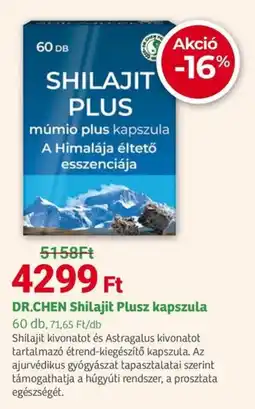Herbaház DR.CHEN Shilajit Plusz kapszula ajánlat