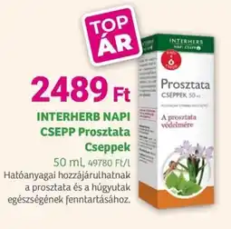 Herbaház INTERHERB NAPI CSEPP Prosztata Cseppek ajánlat