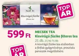Herbaház MECSEK TEA Kisvirágú füzike filteres tea ajánlat