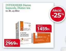 Herbaház INTERHERB Diaton kapszula, Diaton tea ajánlat