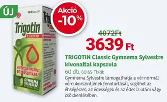 Herbaház TRIGOTIN Classic Gymnema Sylvestre kivonattal kapszula ajánlat
