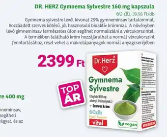 Herbaház DR. HERZ Gymnema Sylvestre kapszula ajánlat