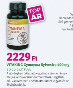 Herbaház VITAKING Gymnema Sylvestre ajánlat