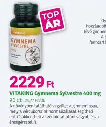 Herbaház VITAKING Gymnema Sylvestre ajánlat