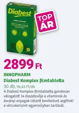 Herbaház INNOPHARM Diabest Komplex filmtabletta ajánlat