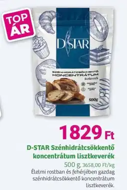 Herbaház D-STAR Szénhidrátcsökkentő koncentrátum lisztkeverék ajánlat