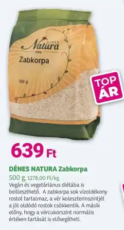 Herbaház DÉNES NATURA Zabkorpa ajánlat