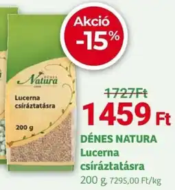 Herbaház DÉNES NATURA Lucerna csíráztatásra ajánlat