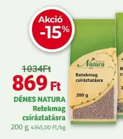 Herbaház DÉNES NATURA Retekmag csíráztatásra ajánlat