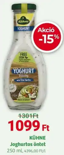 Herbaház KÜHNE Joghurtos öntet ajánlat
