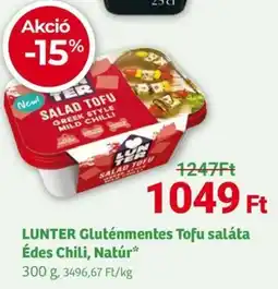 Herbaház LUNTER Gluténmentes Tofu saláta Édes Chili, Natúr ajánlat