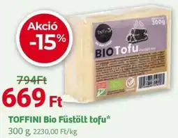Herbaház TOFFINI Bio Füstölt tofu ajánlat