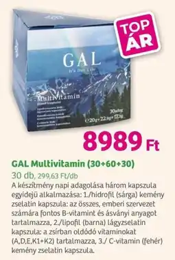 Herbaház GAL Multivitamin ajánlat
