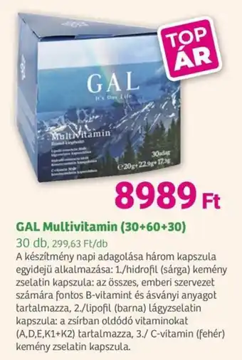 Herbaház GAL Multivitamin ajánlat
