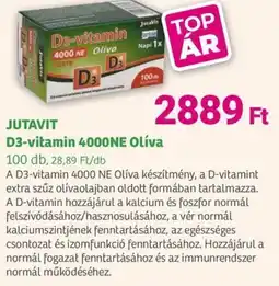 Herbaház JUTAVIT D3-vitamin 4000NE Olíva ajánlat