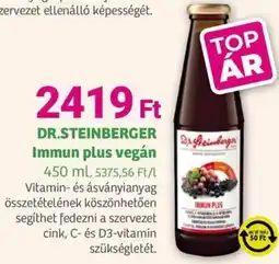 Herbaház DR.STEINBERGER Immun plus vegán ajánlat