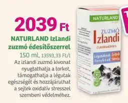Herbaház NATURLAND Izlandi zuzmó édesítőszerrel ajánlat