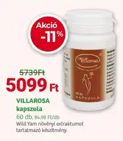 Herbaház VILLAROSA kapszula ajánlat
