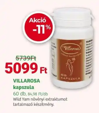 Herbaház VILLAROSA kapszula ajánlat