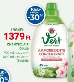 Herbaház CHANTECLAIR Öblítő ajánlat