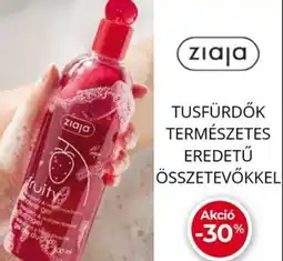 Herbaház Ziaja Tusfürdők természetes eredetű összetevőkkel ajánlat